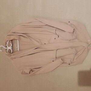 Wilfred Beige Oversized Sweater With Stud Details